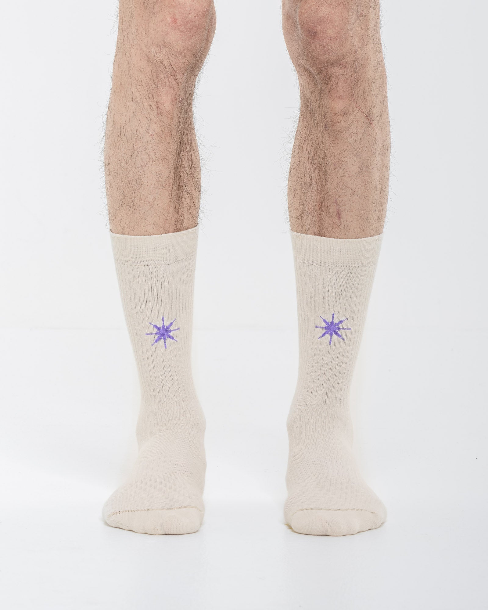 Cardo Radura Apex Half Calf socks worn by a model against a white background.